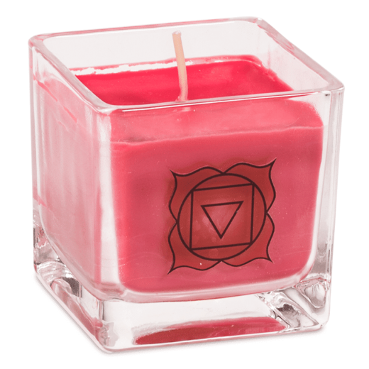 Duftprodukte, Kerzen + Kerzenhalter, Phoenix Ökologische Rapswachs-Duftkerze 1. Chakra Zimt, Muskat, Ingwer - Meine Spiritualität