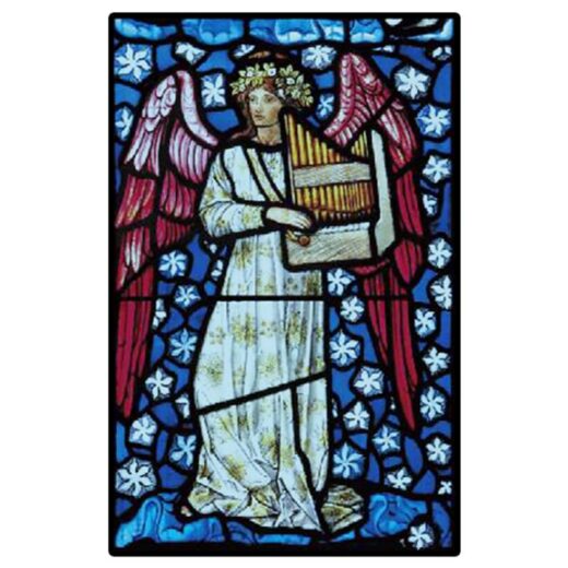 Engel, Fensterbilder, Meditation, Phoenix, Spiritualität Fensterbild Musikengel St. Peter und Paul Kirche - Meine Spiritualität.de