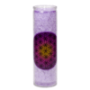 Blume des Lebens, Kerzen + Kerzenhalter, Phoenix Stearinkerze Blume des Lebens violett Lavendel, Mandarine, Vanille - Meine Spiritualität