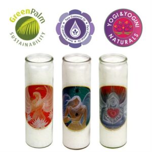 Duftprodukte, Kerzen + Kerzenhalter, Phoenix Duftkerzen Engel 3 Kerzen in Glas Weihrauch und Myrrhe - Meine Spiritualität
