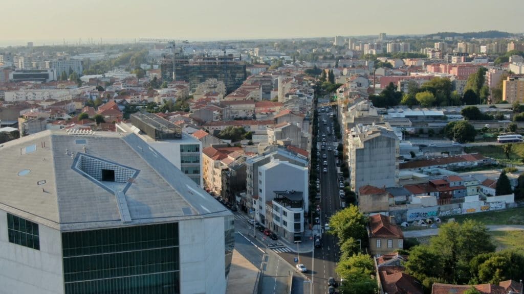 Jakobsweg - Meine-Spiritualitaet.de - Porto aus Sicht des Löwen des Monumento aos Heróis da Guerra Peninsular